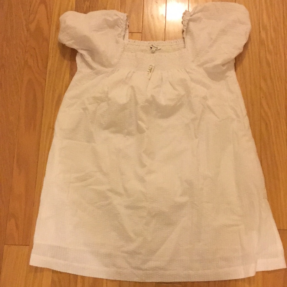 Madewell Puff Sleeve White dress - Picture 2 of 12